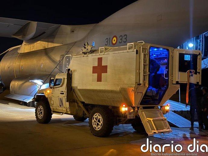 Evacuados de Líbano por motivos médicos dos 'cascos azules' españoles