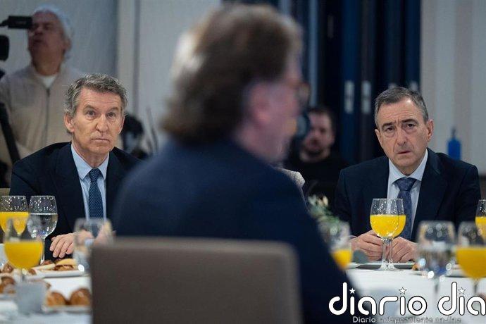 Feijóo aboga por una relación de respeto con PNV y lealtad a Euskadi tras mantener una conversación sincera con Esteban