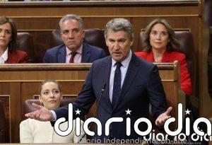 Feijóo pide a Sánchez "recapacitar" con la rebaja del IRPF en el decreto anticrisis y aplazar a abril su votación