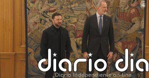 Felipe VI mantiene un encuentro con Zelenski en la Zarzuela