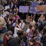 Feministas reivindican que el 'No a la guerra' es una causa histórica del movimiento: "Siempre hemos estado ahí"