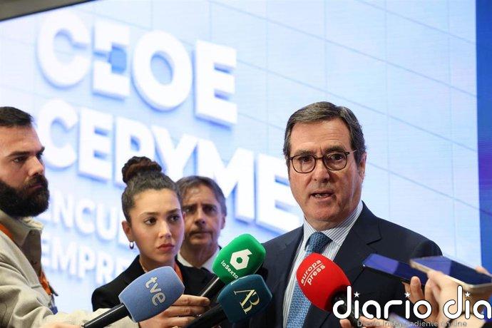 Garamendi (CEOE) pide "equilibrar" las medidas por la guerra de Irán para no crear un proceso inflacionista