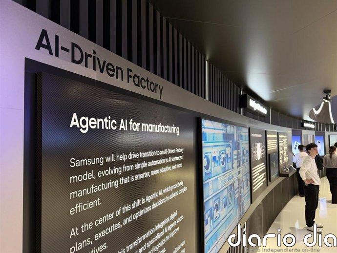 Gemelos digitales y agentes de IA para transformar sus fábricas: el plan de Samsung para 2030