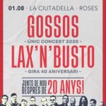 Gossos regresan con un concierto en el Festival Sons del Món (Girona) junto a Lax'n'Busto