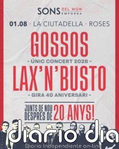 Gossos regresan con un concierto en el Festival Sons del Món (Girona) junto a Lax'n'Busto