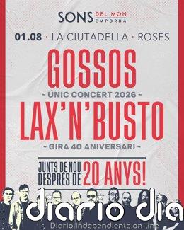 Gossos regresan con un concierto en el Festival Sons del Món (Girona) junto a Lax'n'Busto