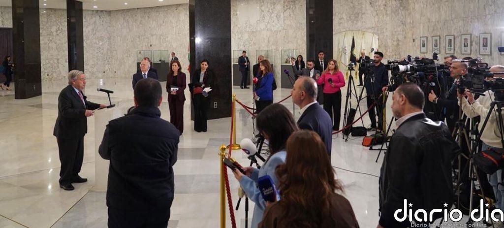 Guterres visita el Líbano inmerso en la guerra del Medio Oriente