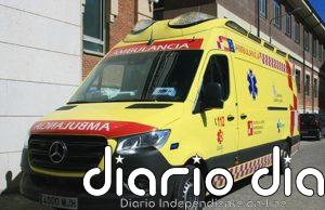 Herida una mujer tras el vuelco de un turismo en Mansilla de las Mulas (León)