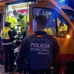 Herido leve el conductor de un taxi tras un aparatoso vuelco en la M-23 (Madrid)