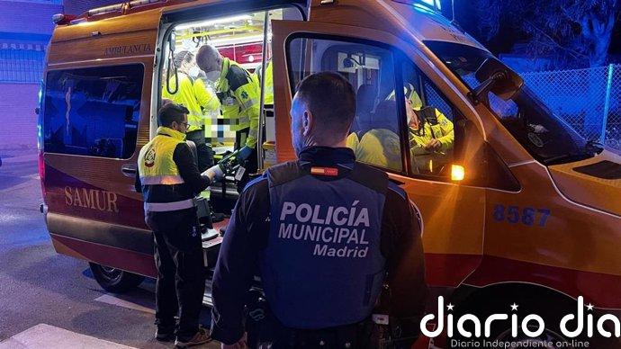 Herido leve el conductor de un taxi tras un aparatoso vuelco en la M-23 (Madrid)