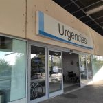 Herido un motorista tras sufrir una caída en la confluencia de Avenida Colón con Lobete, en Logroño