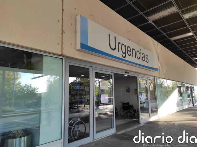 Herido un motorista tras sufrir una caída en la confluencia de Avenida Colón con Lobete, en Logroño