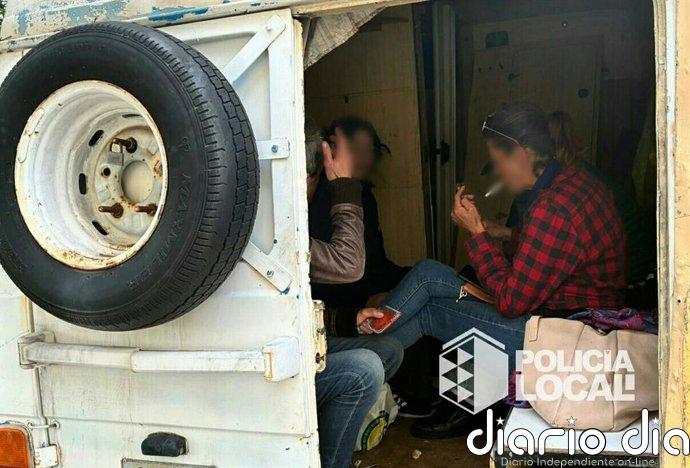 Interceptan en Santa Cruz de Tenerife un furgón utilizado como vivienda y para el consumo de drogas