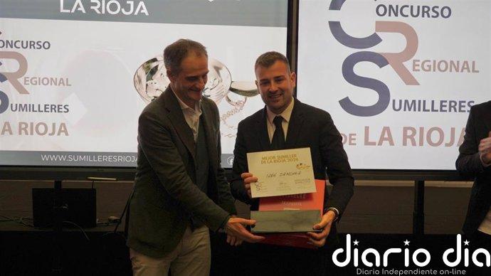 Iván Sánchez, de 'Venta Moncalvillo', gana el concurso regional Sumilleres de La Rioja 2026