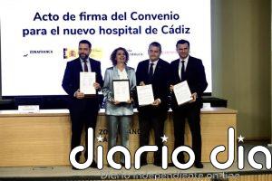 Junta, Zona Franca y Ayuntamiento firman el convenio para la construcción del nuevo hospital de Cádiz