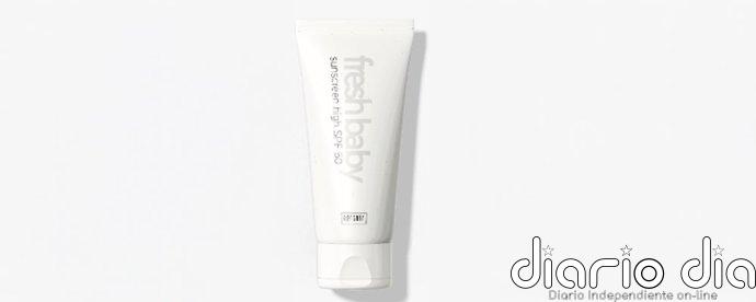 La AEMPS retira del mercado un lote del cosmético 'Fresh baby sunscreen SPF 50' de la marca Ringana