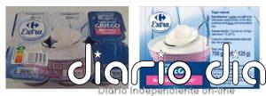 La AESAN advierte de la presencia de frutos secos y gluten sin etiquetar en lote de yogur griego de Carrefour
