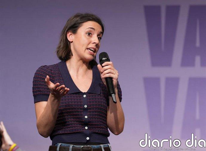 La AN estudiará la demanda de una jurista por discriminación e impago contra el ministerio de Igualdad de Irene Montero