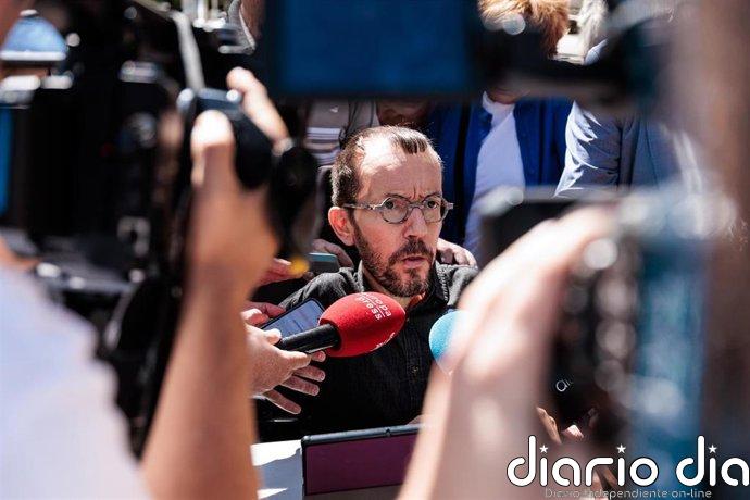La Audiencia de Madrid juzga a Echenique por un tuit en el que hablaba de "deportar sacerdotes" por pederastia