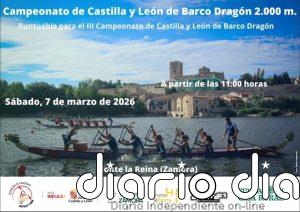 La balsa de Monte la Reina acoge este sábado el III Campeonato de CyL de Barco Dragón con una veintena de embarcaciones