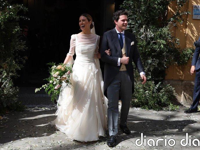 La boda de Luis Domecq y Myriam Gonzalo reúne a Claudia Osborne, El Juli y otros rostros de la alta sociedad en Sevilla