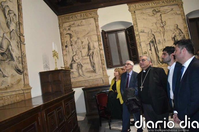 La Catedral de Albacete presenta el resultado de la restauración de las grisallas, su conjunto pictórico renacentista