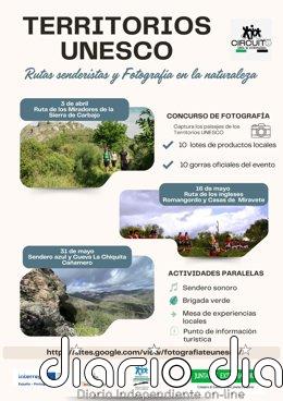 La Diputación de Cáceres posibilita rutas ciclistas y un concurso fotográfico por sus Territorios Unesco