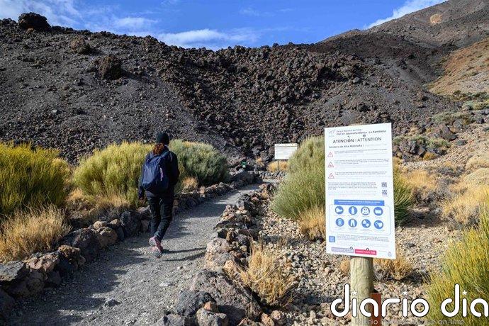 La ecotasa para el acceso al Teide recauda más de 70.000 euros y registra 10.893 visitas en su primer mes