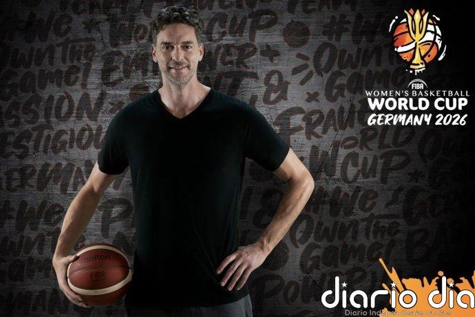 La FIBA nombra a Pau Gasol embajador global de la Copa del Mundo Femenina 2026