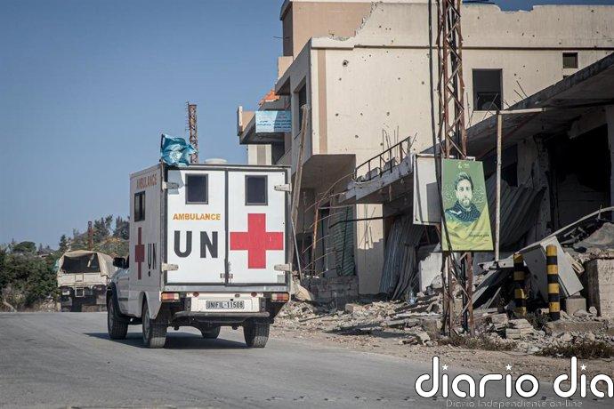 La FINUL denuncia el impacto de un proyectil en su cuartel general en Líbano atribuido a un "actor no estatal"