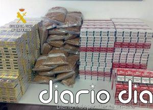 La Guardia Civil desmantela un punto de venta de tabaco de contrabando en un domicilio de La Manga