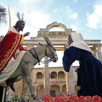 La Hermandad de la Sagrada Cena y La Burrita procesionan este Domingo de Ramos en Mérida