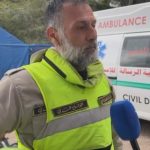 La intensificación de los bombardeos de Israel en el sur del Líbano complica el trabajo de los sanitarios y rescatadores