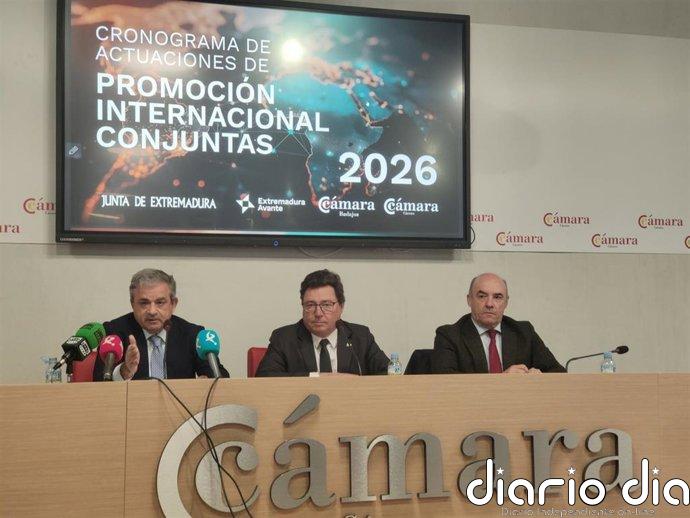 La Junta de Extremadura organizará este año 54 actuaciones para promover la internacionalización de 436 empresas