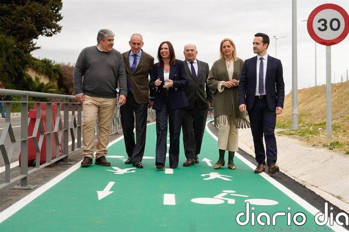 La Junta inaugura la vía ciclopeatonal del Aljarafe entre Tomares, Castilleja de la Cuesta y Bormujos (Sevilla)