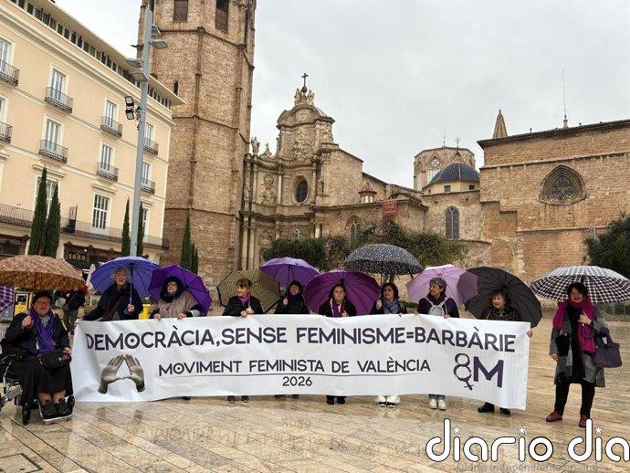 La marcha del 8M en València adelanta su salida y mantiene su recorrido "histórico" tras un acuerdo con el Ayuntamiento