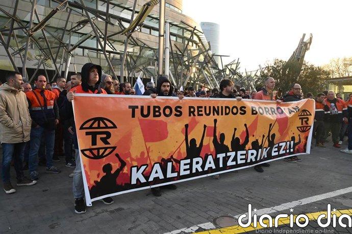 La plantilla de Tubos Reunidos Trapaga apoya el acuerdo del ERE, que no contará con respaldo suficiente para su firma