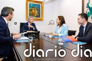 La presidenta de la Diputación de Lugo lleva un decálogo de peticiones a Rueda: "Salgo con sensación muy positiva"