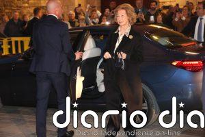 La Reina Sofía, arropada por sus hijas, Irene Urdangarín y Victoria Federica en su primera Semana Santa sin su hermana