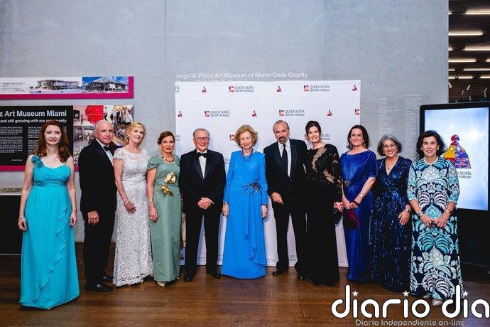 La Reina Sofía preside en Miami la entrega de los Sophia Awards for Excellence del Queen Sofía Spanish Institute