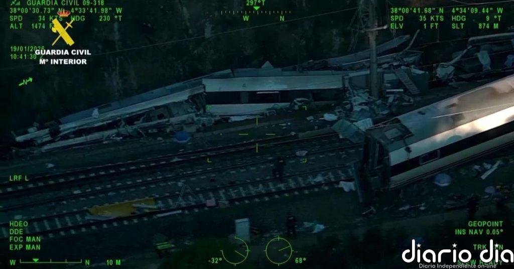 Las cajas negras del accidente de Adamuz revelan que entre el descarrilamiento del Iryo y el choque con el Alvia pasaron 15 segundos