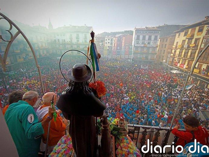 Las Fiestas de San Roque de Calatayud, diversión en una "marea de color" sin perder su esencia religiosa