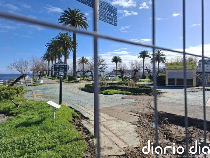 Las obras de los Jardines de Piquío concluirán el 9 de junio