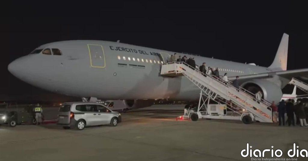 Llega a Madrid un tercer avión militar con 251 evacuados de Oriente Medio