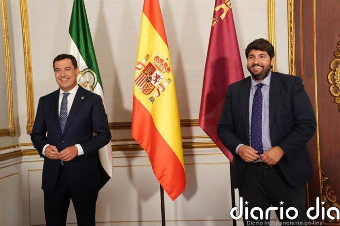 López Miras califica como ejercicio de "responsabilidad" la decisión de Moreno de convocar elecciones en Andalucía