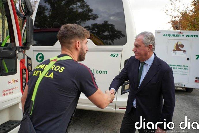 Los Bomberos del Ayuntamiento duplicarán su presencia en el Casco Histórico durante la Semana Santa de Sevilla