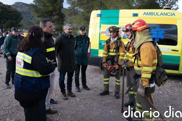 Los efectivos de la UME desplazados desde Bétera ya están en la zona del incendio, que "evoluciona favorablemente"