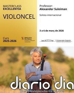 Los músicos Ramón Ortega y Alexander Suleiman compartirán unas jornadas con estudiantes del Conservatorio de Baleares