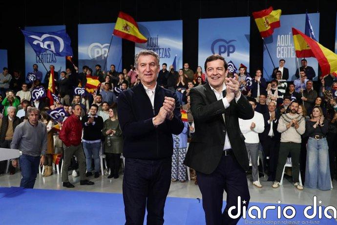 Mañueco pide dar una "lección de mesura, de centralidad y de estabilidad" a España