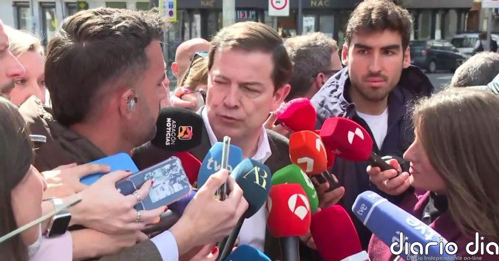 Mañueco pide un gobierno en solitario y negociar con VOX sobre el acuerdo de 2022